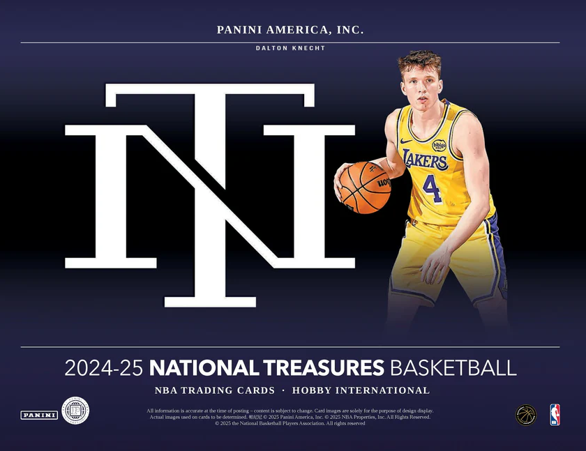 2024-25 Panini National Treasures Basketball Hobby International Box