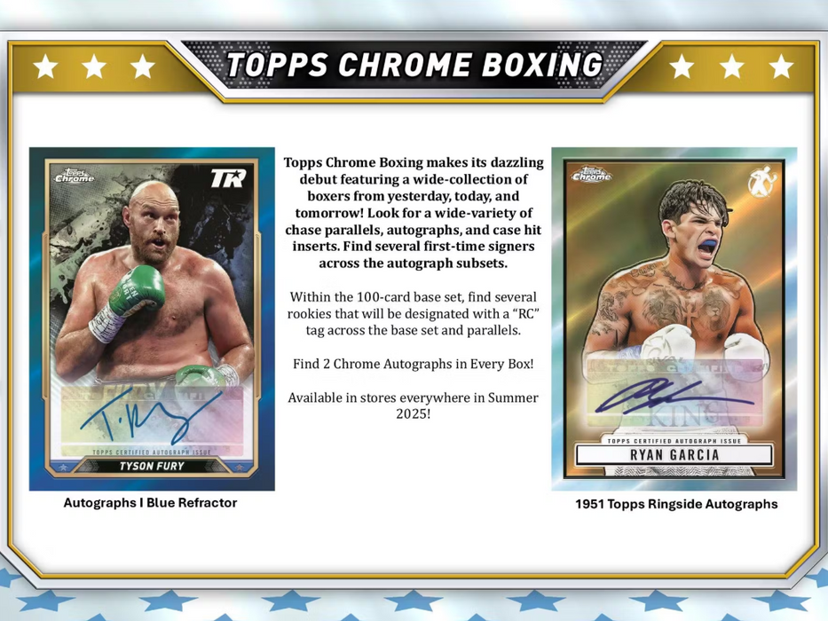2024 Topps Chrome Boxing Hobby Box