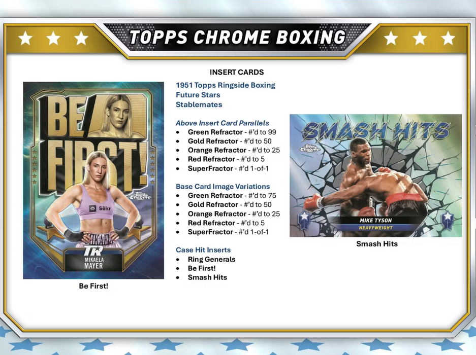 2024 Topps Chrome Boxing Hobby Box