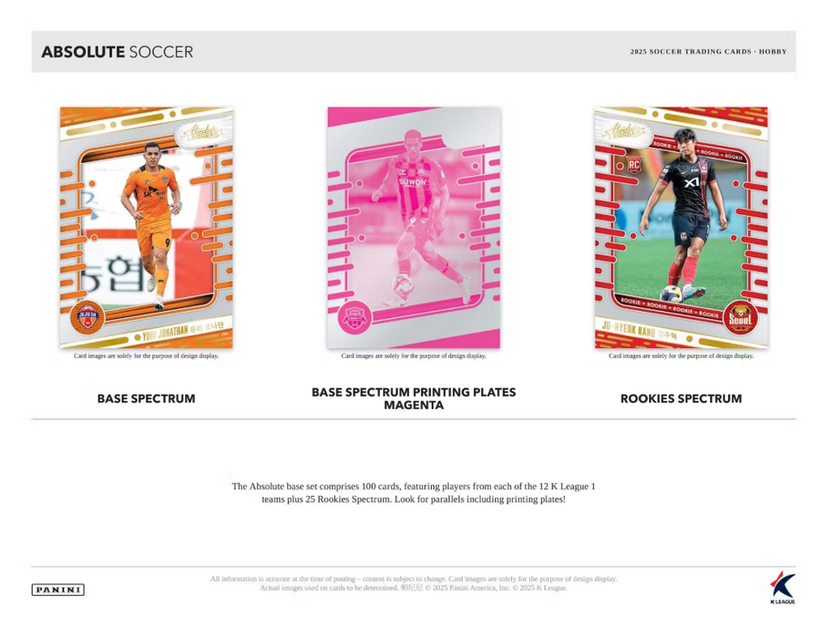 2025 Panini Absolute K League Soccer Hobby Box  (Pre-Order: October 4)