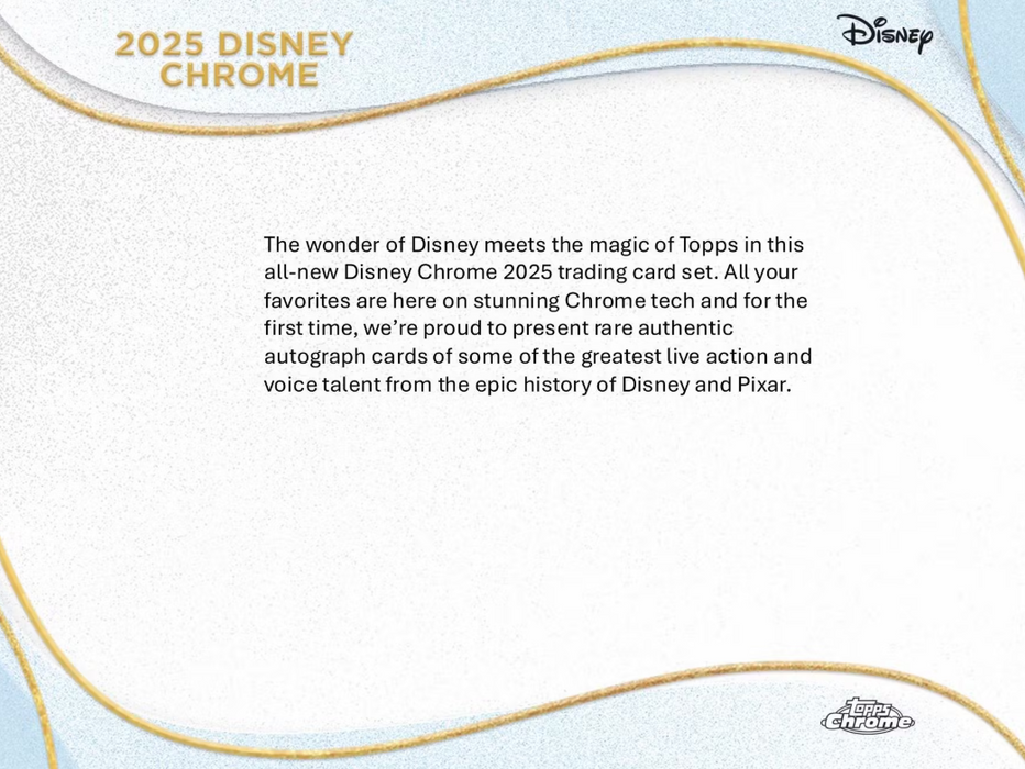 2025 Topps Chrome Disney Value Box