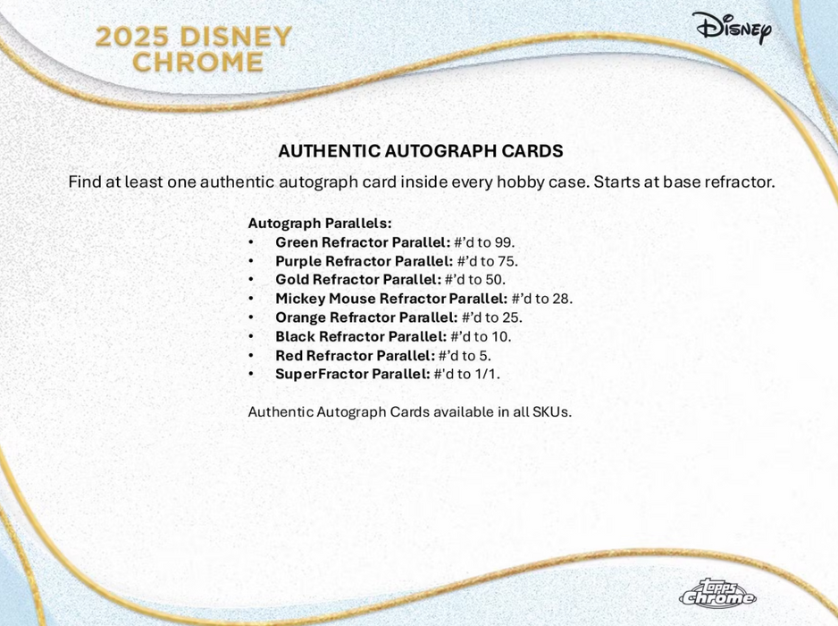 2025 Topps Chrome Disney Mega Box