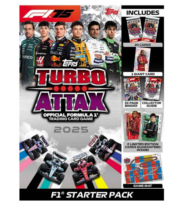 2025 Topps F1 Formula 1 Turbo Attax Starter Pack