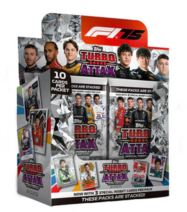 2025 Topps F1 Formula 1 Turbo Attax Booster Box