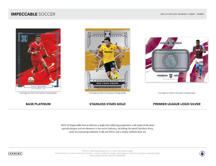 2023-24 Panini Impeccable Premier League EPL Soccer Hobby Box