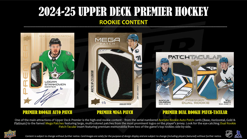 2024-25 Upper Deck Premier Hockey Hobby Box