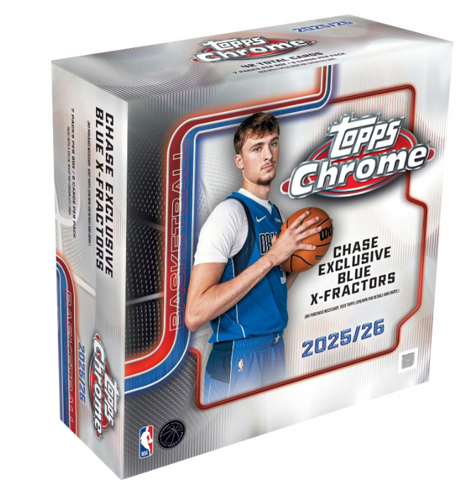 2025-26 Topps Chrome Basketball Mega Box (Pre-Order: December 18)