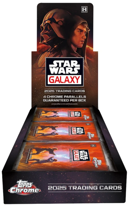 2025 Topps Star Wars Chrome Galaxy Hobby Box (Pre-Order : December 10)