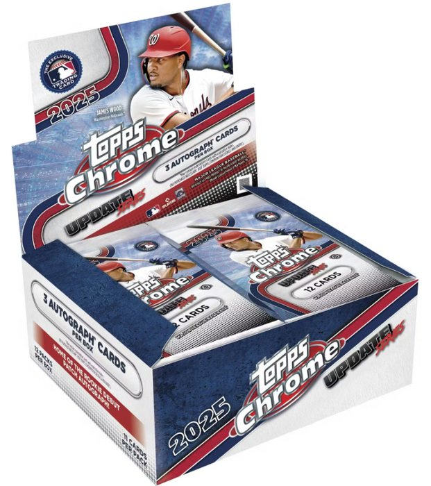2025 Topps Chrome Update Baseball Jumbo Hobby Box