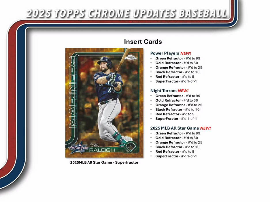 2025 Topps Chrome Update Baseball Breaker's Delight Box