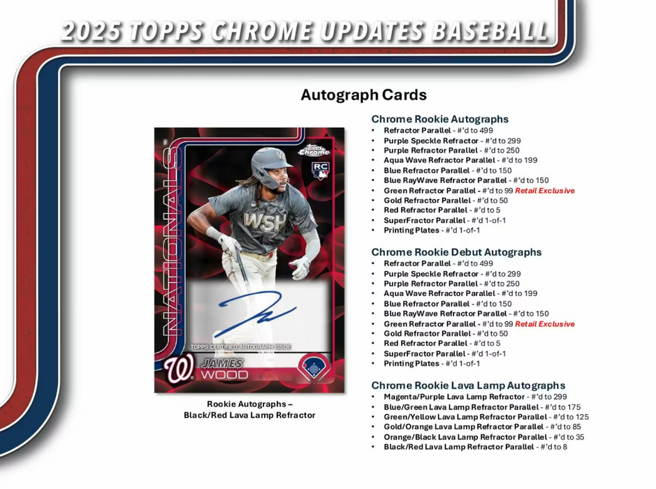 2025 Topps Chrome Update Baseball Mega Box
