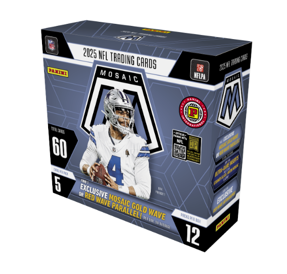 2025 Panini Mosaic Football NFL Hobby International Box