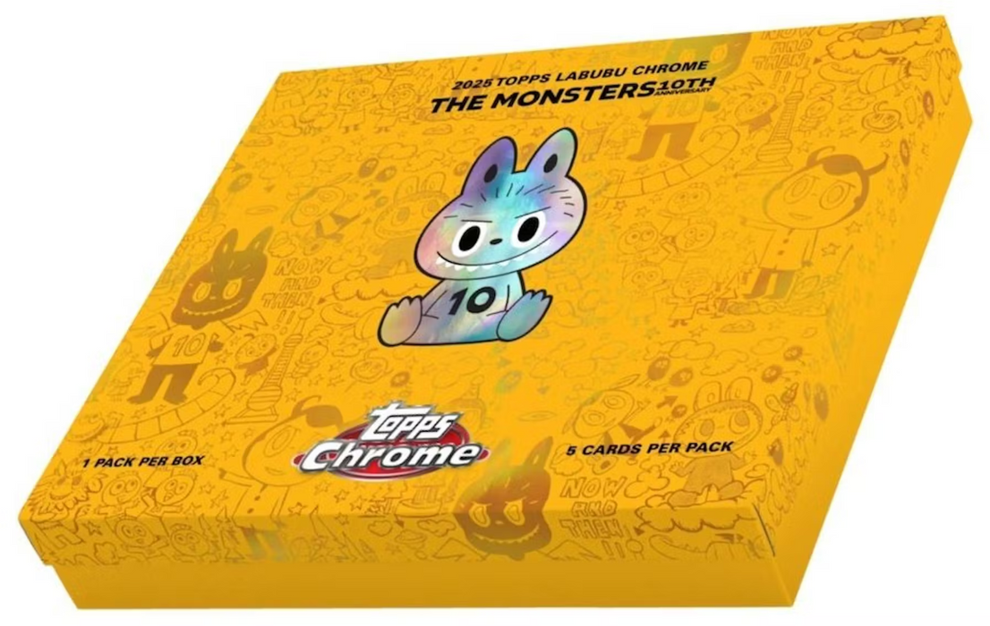 2025 Topps Labubu Chrome 10th Anniversary - Hobby Box (Pre-Order : TBA)