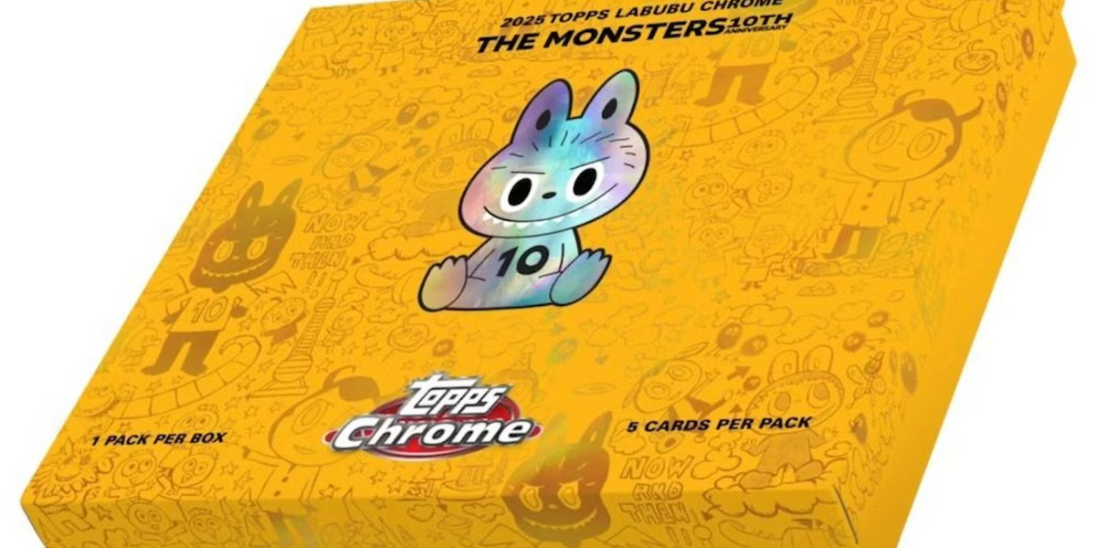 2025 Topps Labubu Chrome 10th Anniversary - Hobby Box (Pre-Order