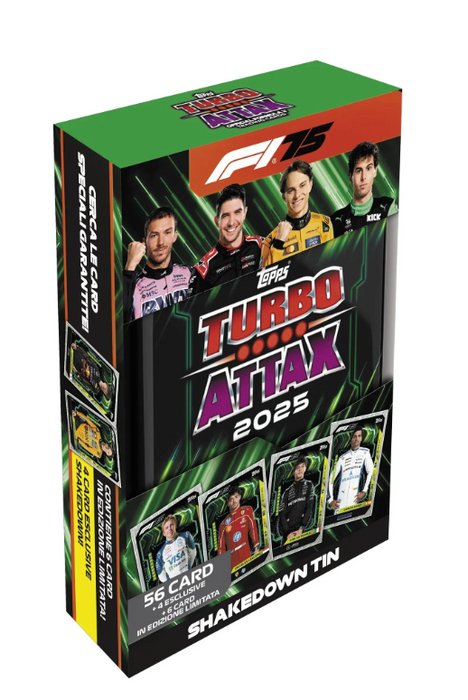 2025 Topps Turbo Attax Formula 1 Mega Tin