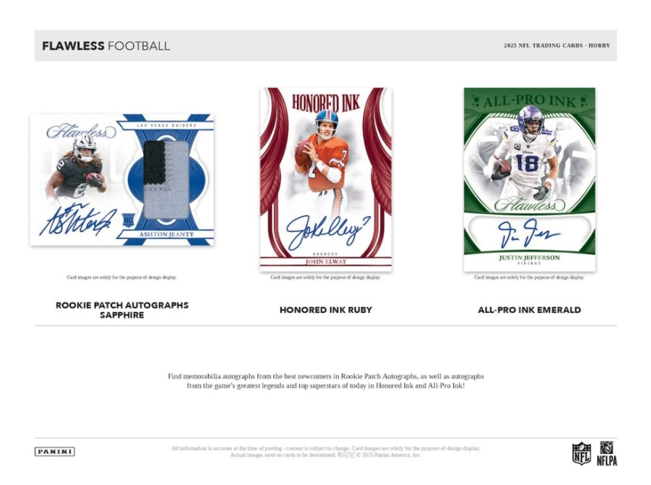 2025 Panini Flawless Football Hobby Box
