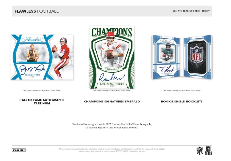 2025 Panini Flawless Football Hobby Box