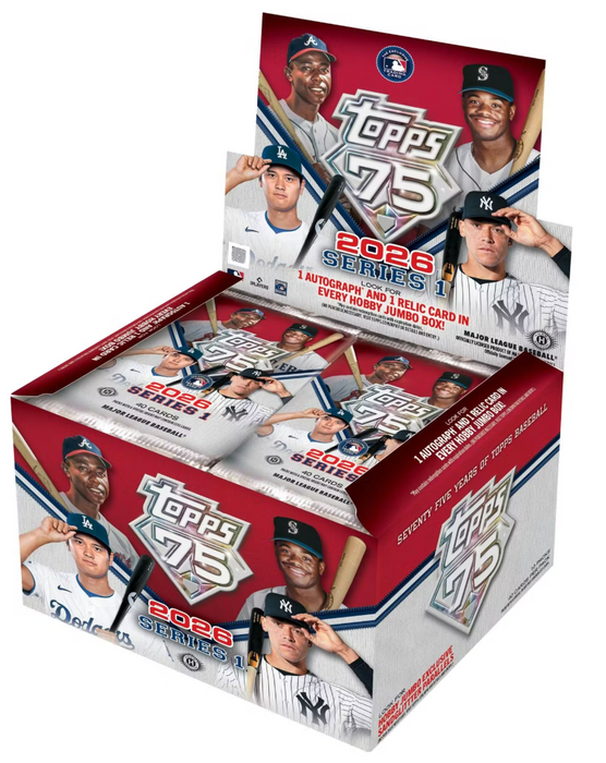 2026 Topps Series 1 Baseball Hobby Jumbo Box (Pre-Order: February 11)