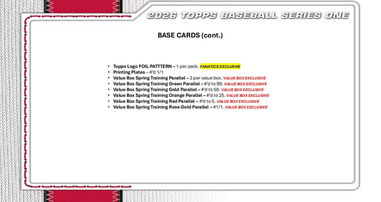 2026 Topps Series 1 Baseball Value Blaster Box (Pre-Order: February 11)