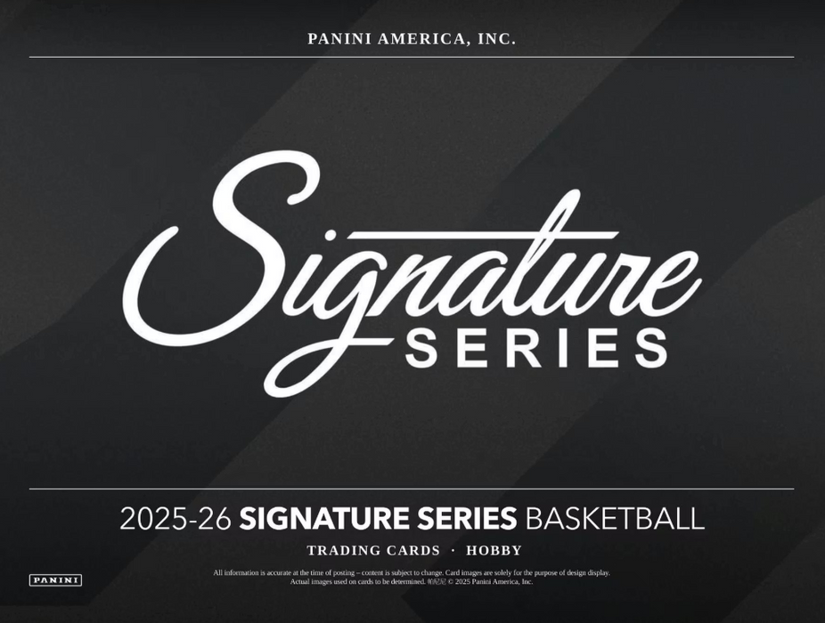 2025-26 Panini Signature Series Basketball Hobby Box (Pre-Order: April TBA)