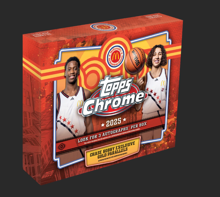 2025 Topps Chrome McDonald’s All-American Basketball Hobby Box (Pre-Order: Mar 12)