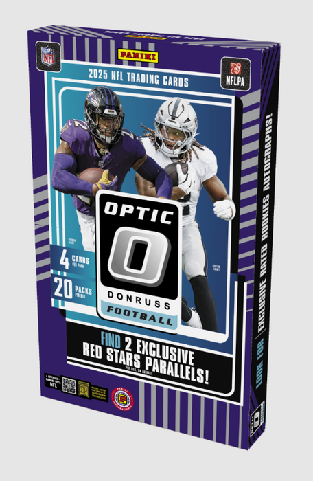 2025 Panini Donruss Optic NFL Football International Hobby Box