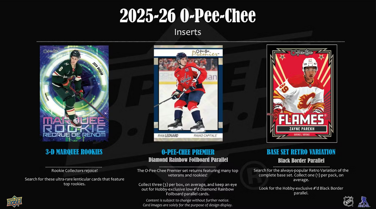2025-26 Upper Deck O-Pee-Chee Hockey Hobby Box