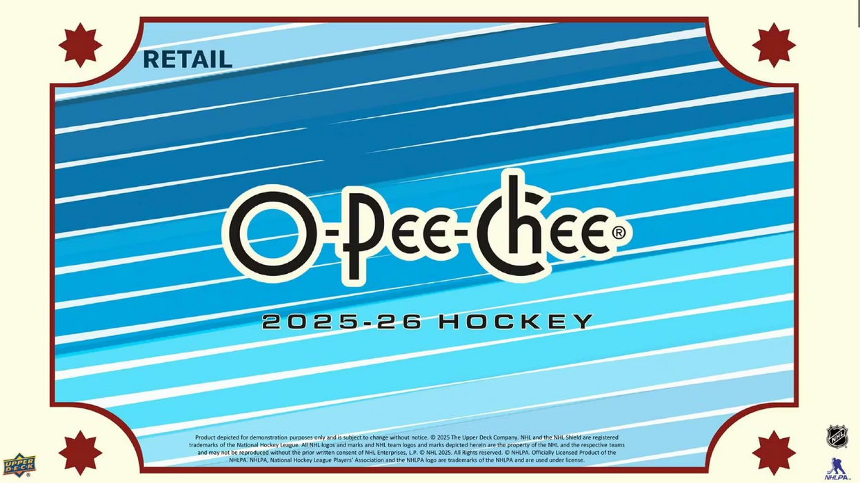 2025-26 Upper Deck O-Pee-Chee Hockey Blaster Box