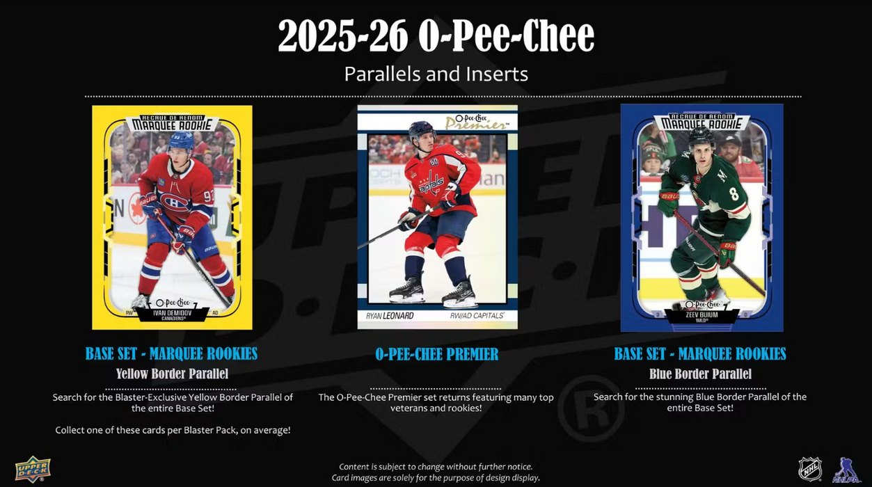2025-26 Upper Deck O-Pee-Chee Hockey Blaster Box