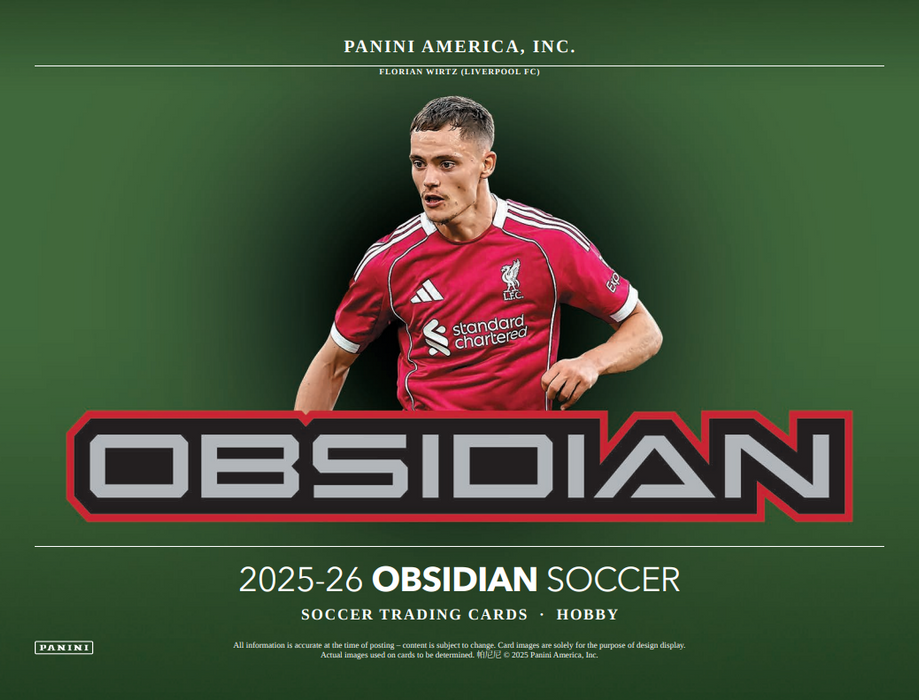 2025-26 Panini Obsidian Soccer Hobby Box (Pre-Order: July 9)