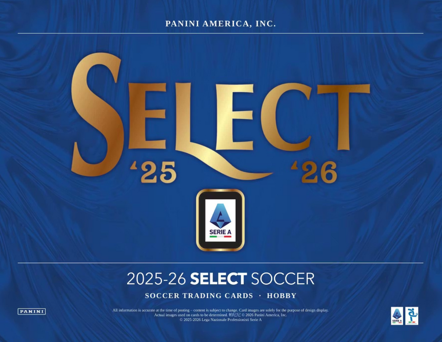 2025-26 Panini Select Serie A Soccer Hobby Box