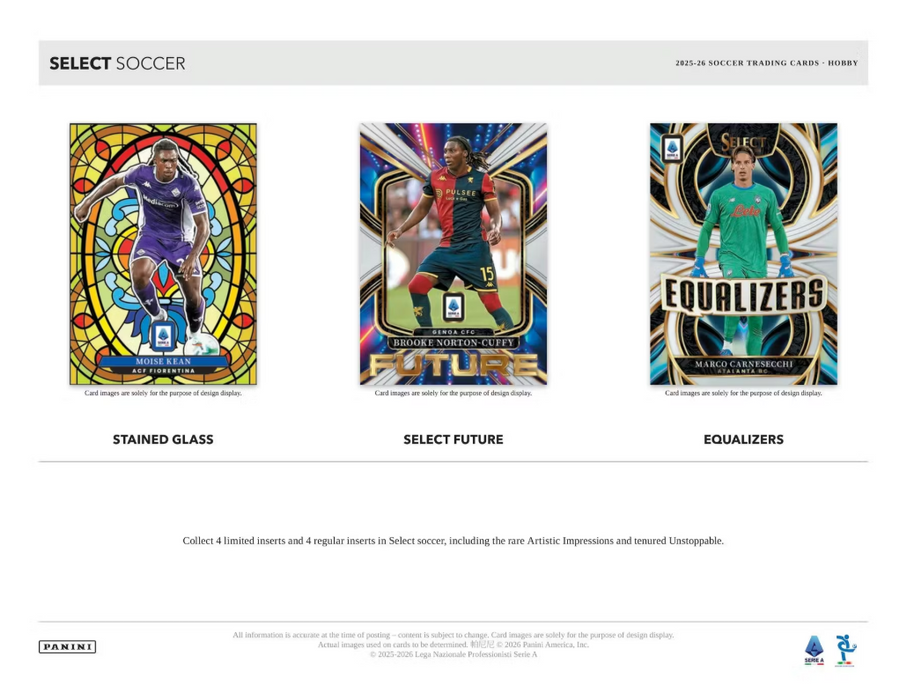 2025-26 Panini Select Serie A Soccer Hobby Box