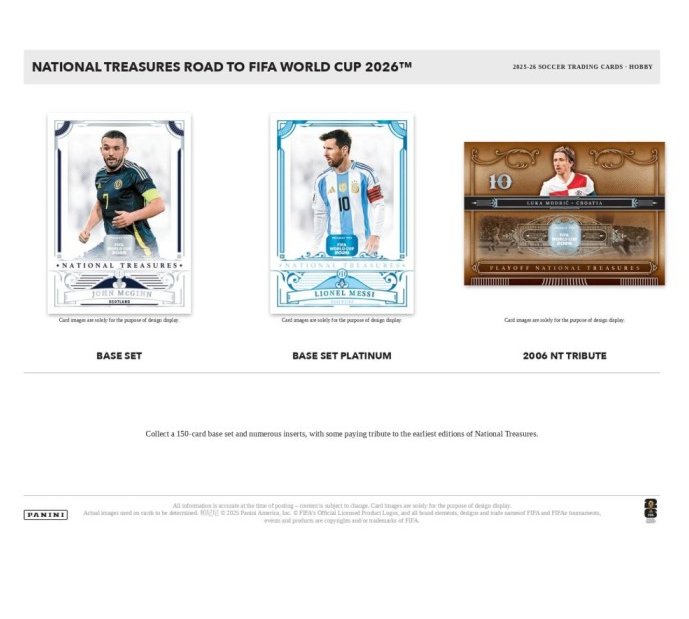 2025-26 Panini National Treasures Road to FIFA World Cup 2026 Hobby Box (Pre-Order: September 24)