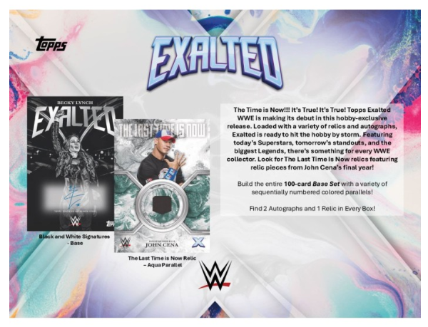 2025 Topps Exalted WWE Wrestling Hobby Box