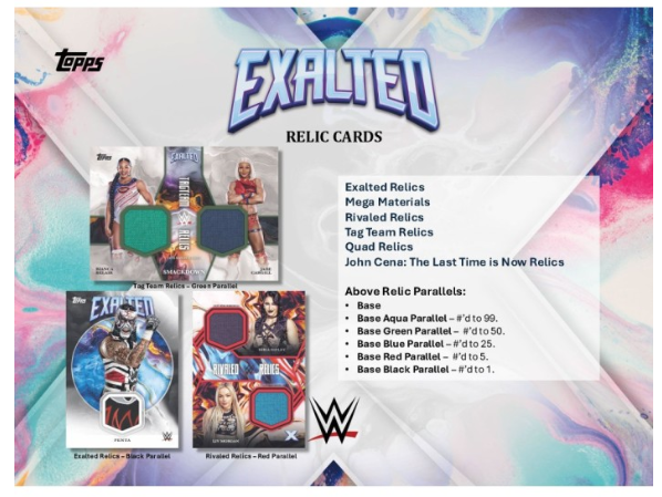 2025 Topps Exalted WWE Wrestling Hobby Box