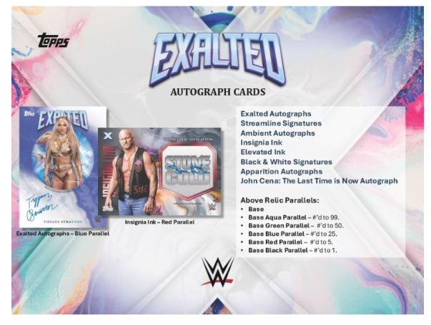 2025 Topps Exalted WWE Wrestling Hobby Box