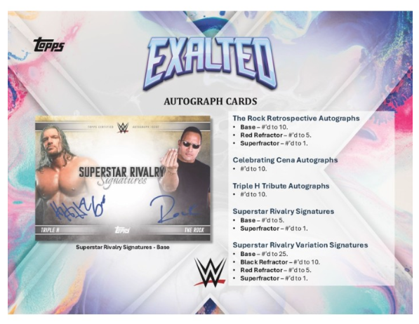 2025 Topps Exalted WWE Wrestling Hobby Box