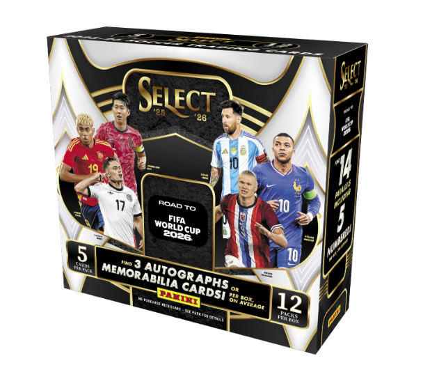2025-26 Panini Select Road to FIFA World Cup Soccer Hobby Box (Pre-Order: July 23)