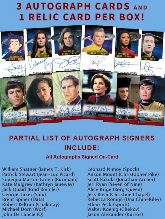 2025 Rittenhouse Star Trek Connections Hobby Box