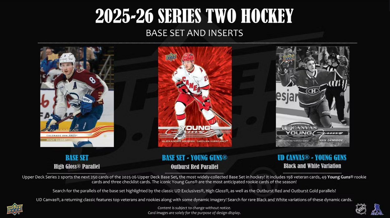 2025-26 Upper Deck Series 2 Hockey Hobby Box