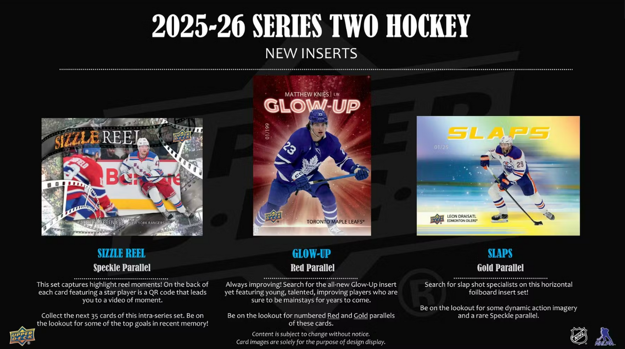 2025-26 Upper Deck Series 2 Hockey Hobby Box