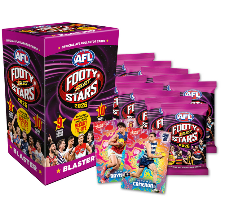 2026 Select AFL Footy Stars Blaster Box (In Stock)