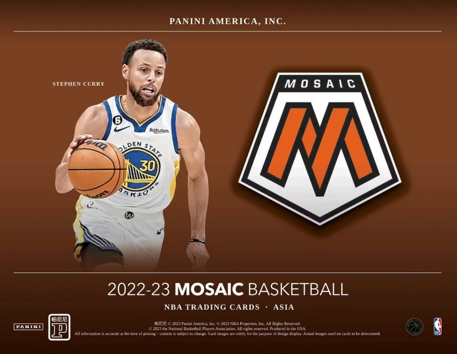 2022-23 Panini Mosaic Basketball Tmall Asia Box
