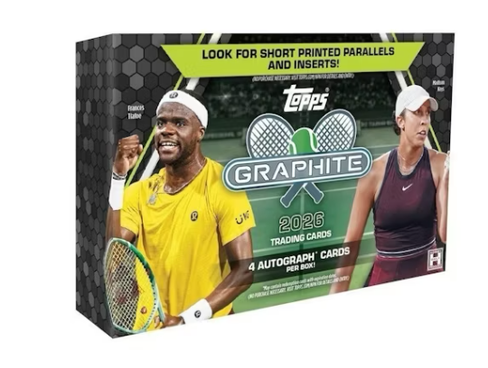 2026 Topps Graphite Tennis Hobby Box (Pre-Order: April 24)