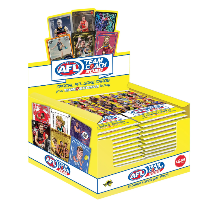 2026 AFL TeamCoach Footy Trading Cards Box