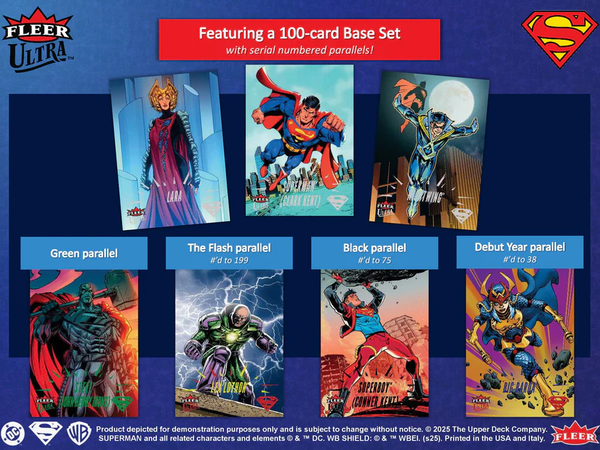 2025 Upper Deck Fleer Ultra Superman Hobby Box