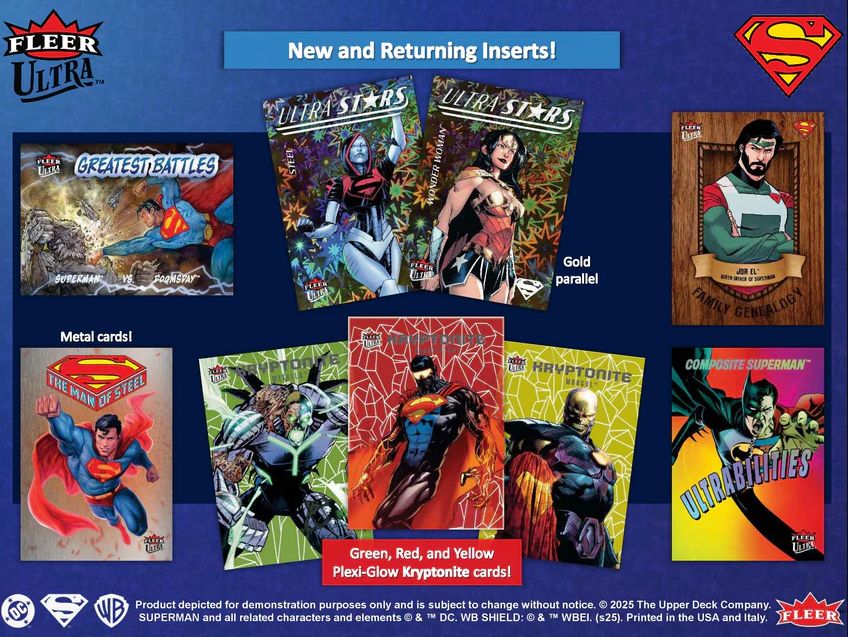 2025 Upper Deck Fleer Ultra Superman Hobby Box