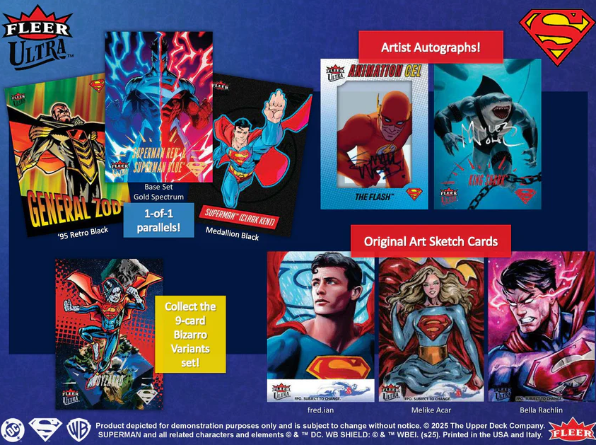 2025 Upper Deck Fleer Ultra Superman Hobby Box