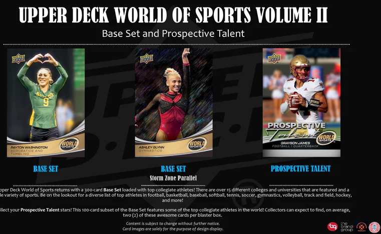 2025 Upper Deck World of Sports Volume 2 Multisport Blaster Box