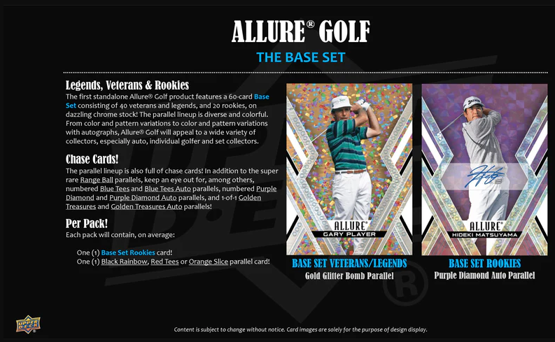 2026 Upper Deck Allure Golf Hobby Box